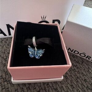 925 Silver and Blue Butterfly Charm 🦋